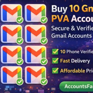 10 gmail accs