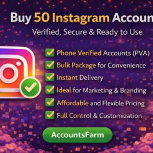 50 instagram accounts for sale